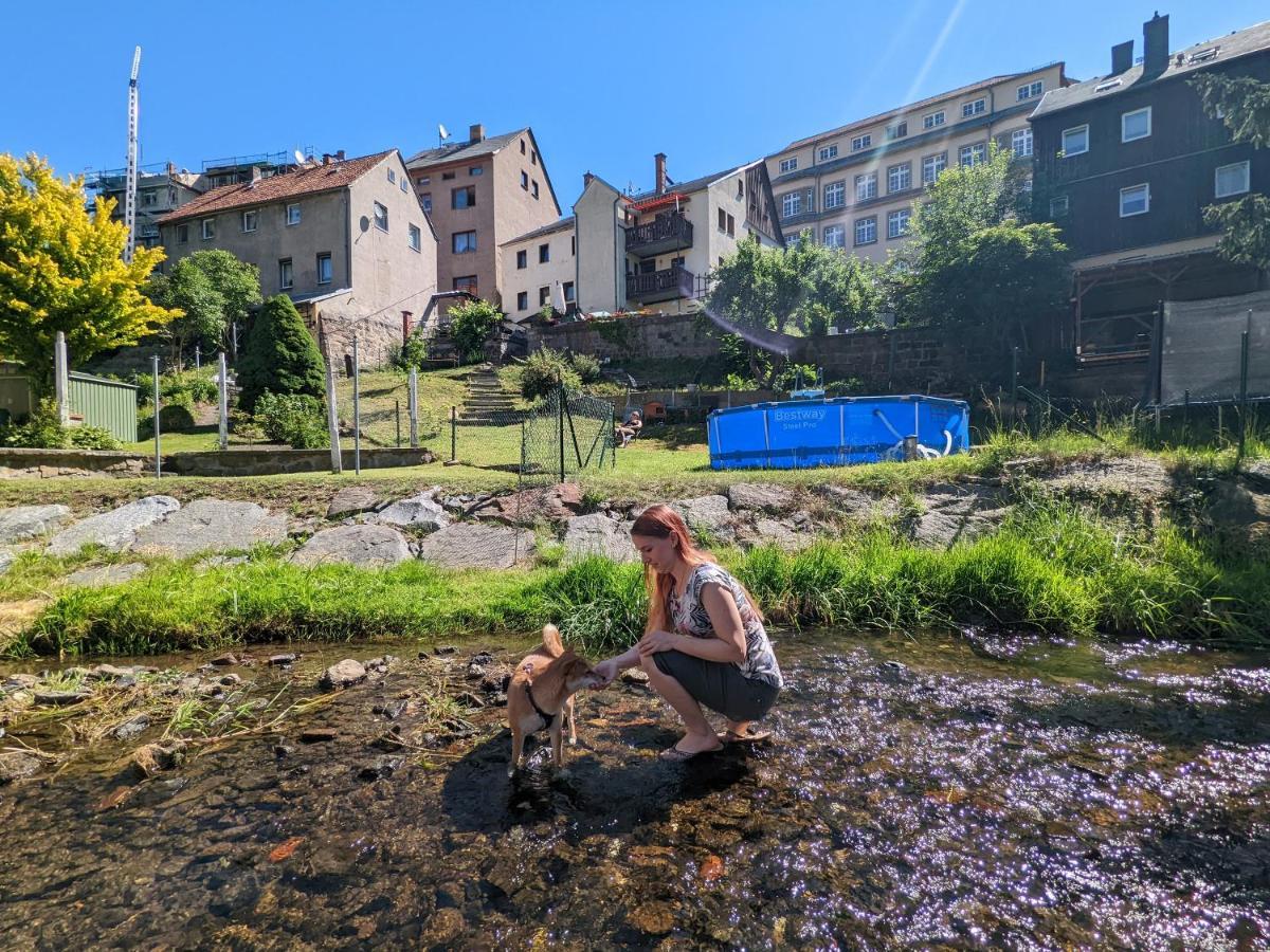 Famzi - Urlaubsmagie - Familienwohnung Mit Gemeinschaftsgarten, -Sauna & -Pool Зебніц Екстер'єр фото
