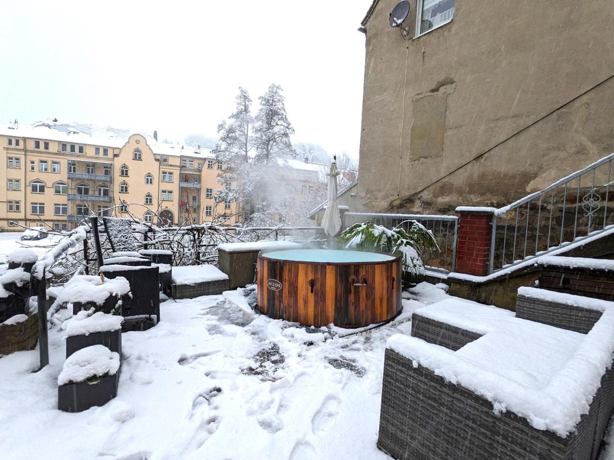 Famzi - Urlaubsmagie - Familienwohnung Mit Gemeinschaftsgarten, -Sauna & -Pool Зебніц Екстер'єр фото