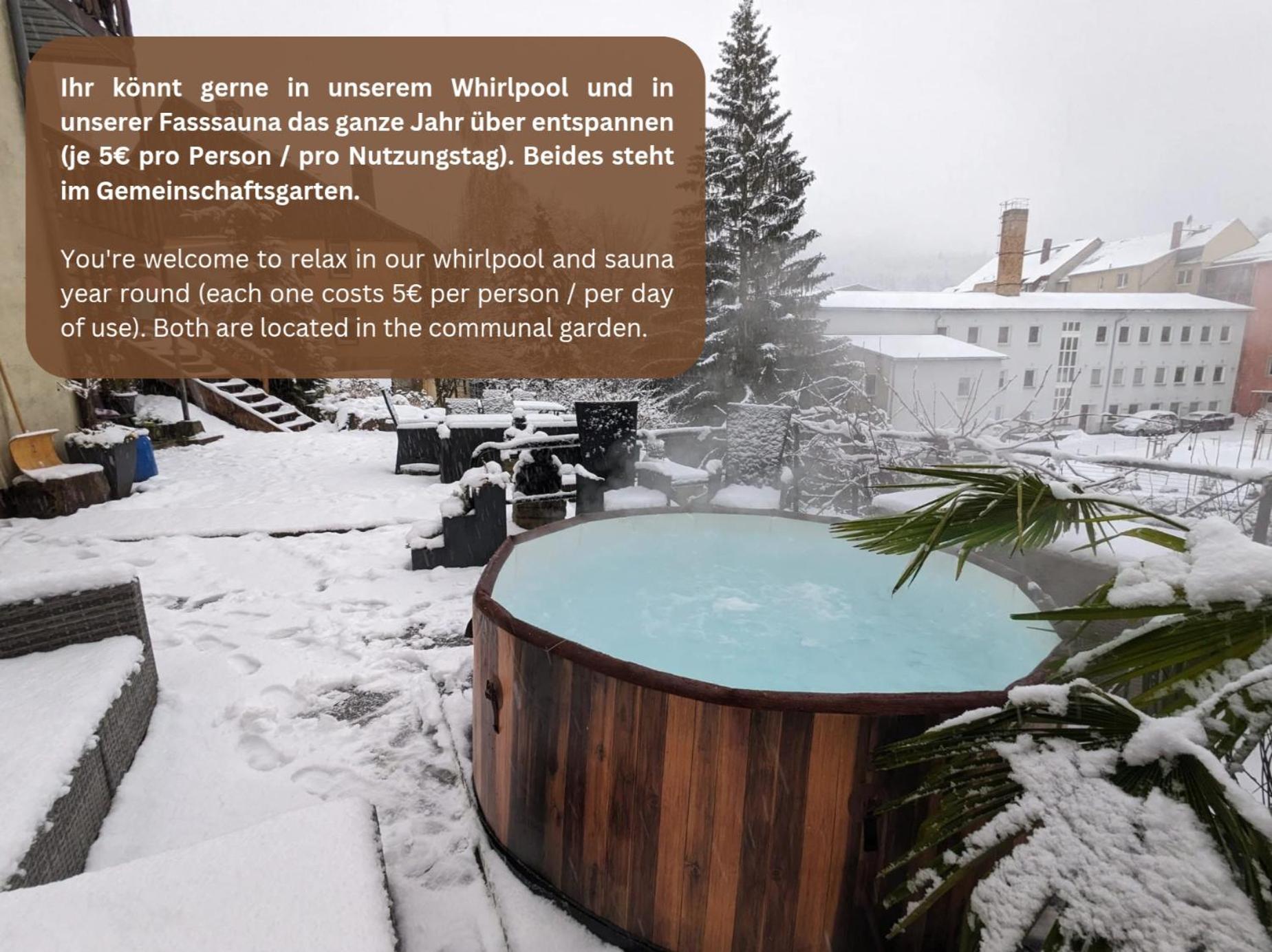 Famzi - Urlaubsmagie - Familienwohnung Mit Gemeinschaftsgarten, -Sauna & -Pool Зебніц Екстер'єр фото